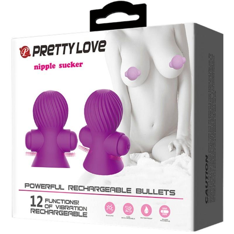 Pretty Love Stimulating Nipple Suckers 12 Modes Of Vibration 7