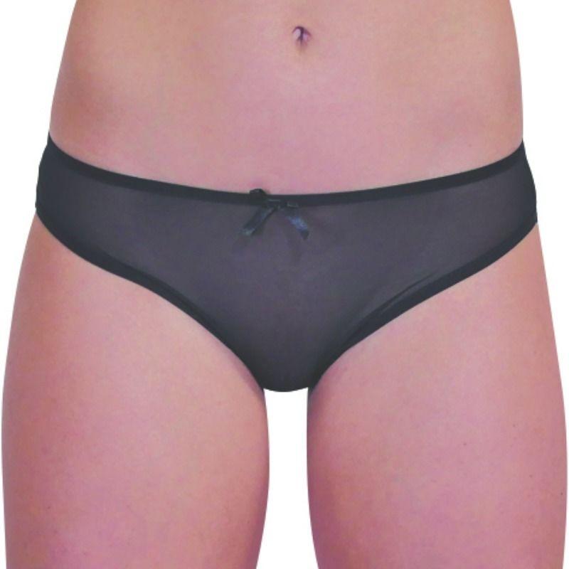 Baci Lacy Bikini Panty With Front Bow One Size