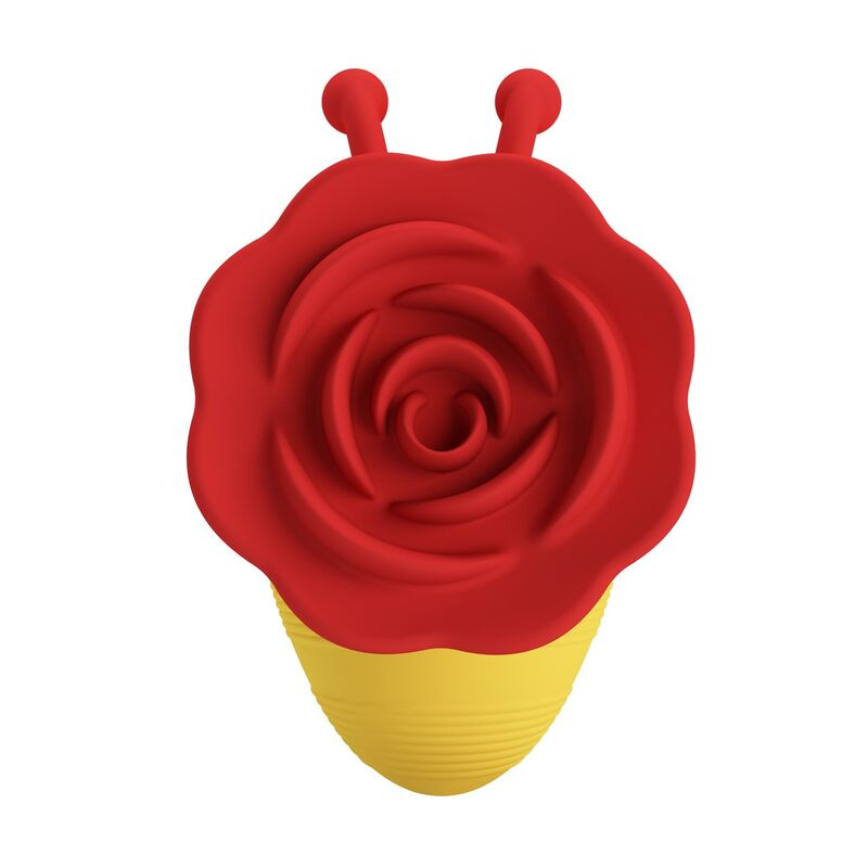 Pretty love - little bee rechargeable clitoral stimulator 7 modes red/yellow 3