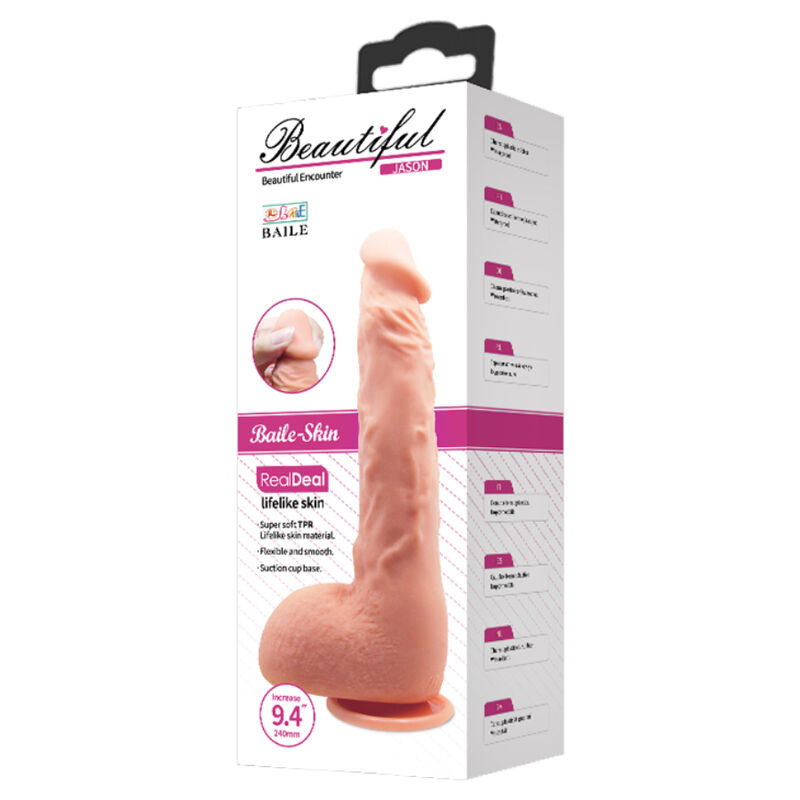 Baile - realistic dildo jason natural 24 cm 3