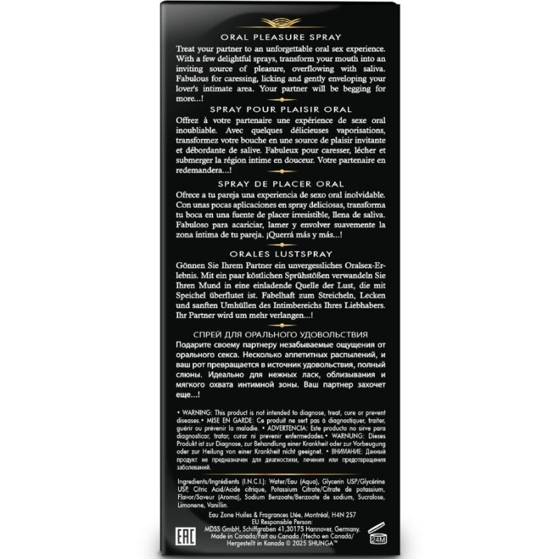 Shunga - waves pleasure spray oral seductive watermelon 20 ml 3