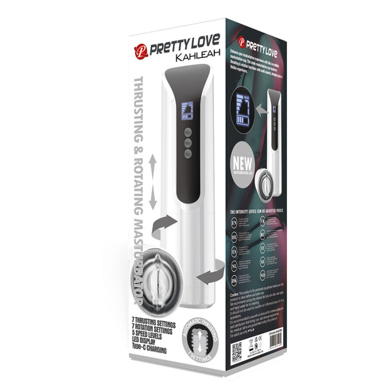 Pretty love - kahleah masturbator with push and rotating 10