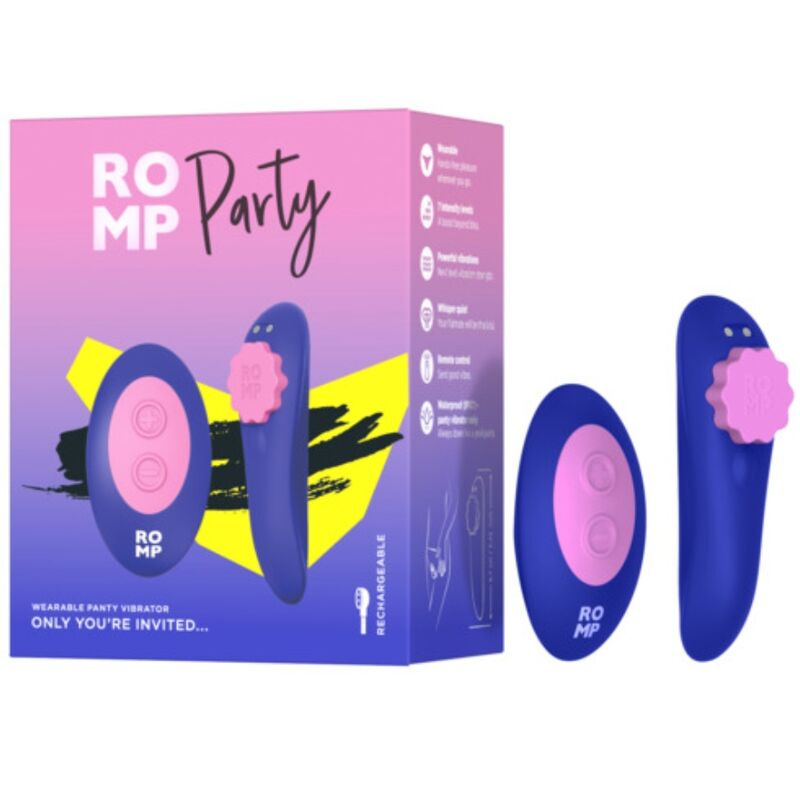 Romp - party magnetic vibrating silicone pantie with remote control 7