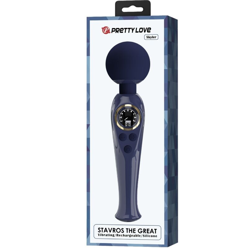 Pretty love - skyler vibrator wand blue 7