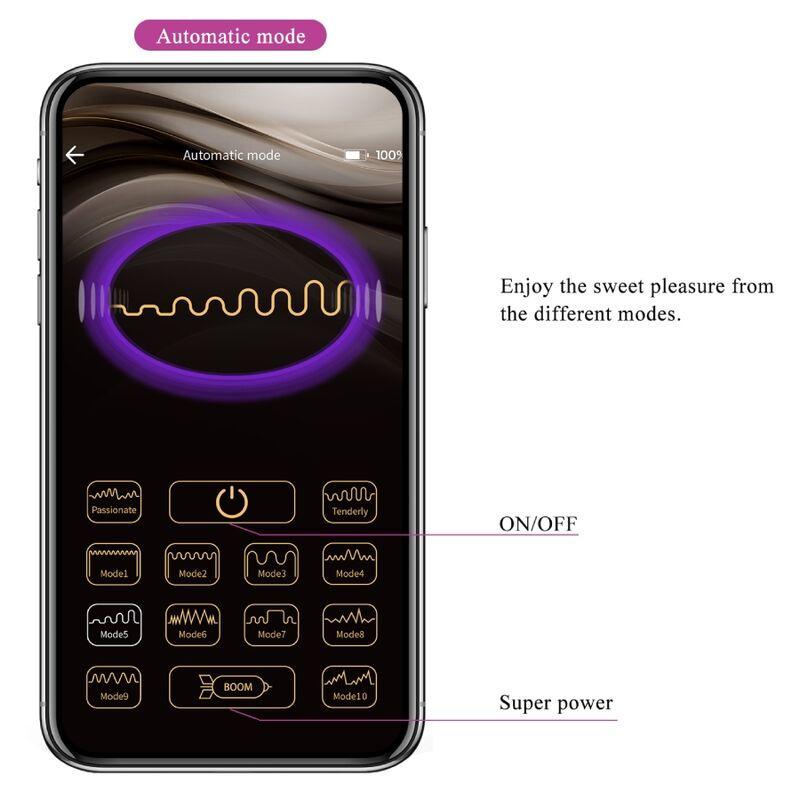 Pretty Love - Baird G-Spot 12 Vibrations Rechargeable Lila App