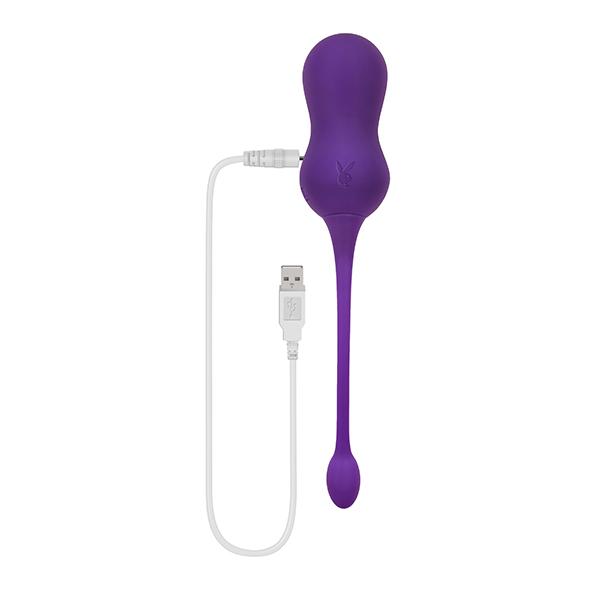 Playboy - Double Time Kegel Ball Purple 18