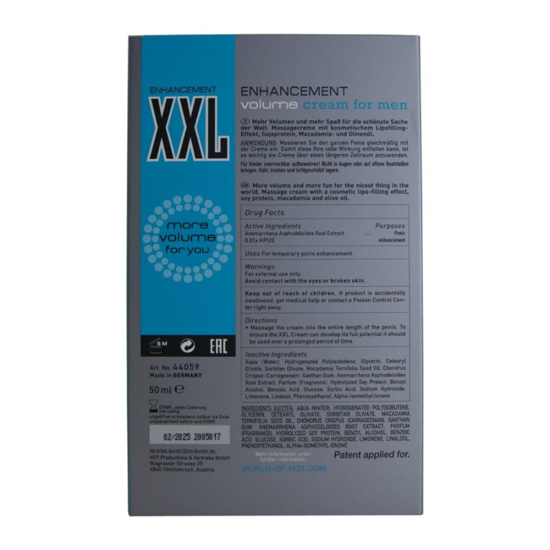 Hot - xxl enhancement cream for men 50 ml 3