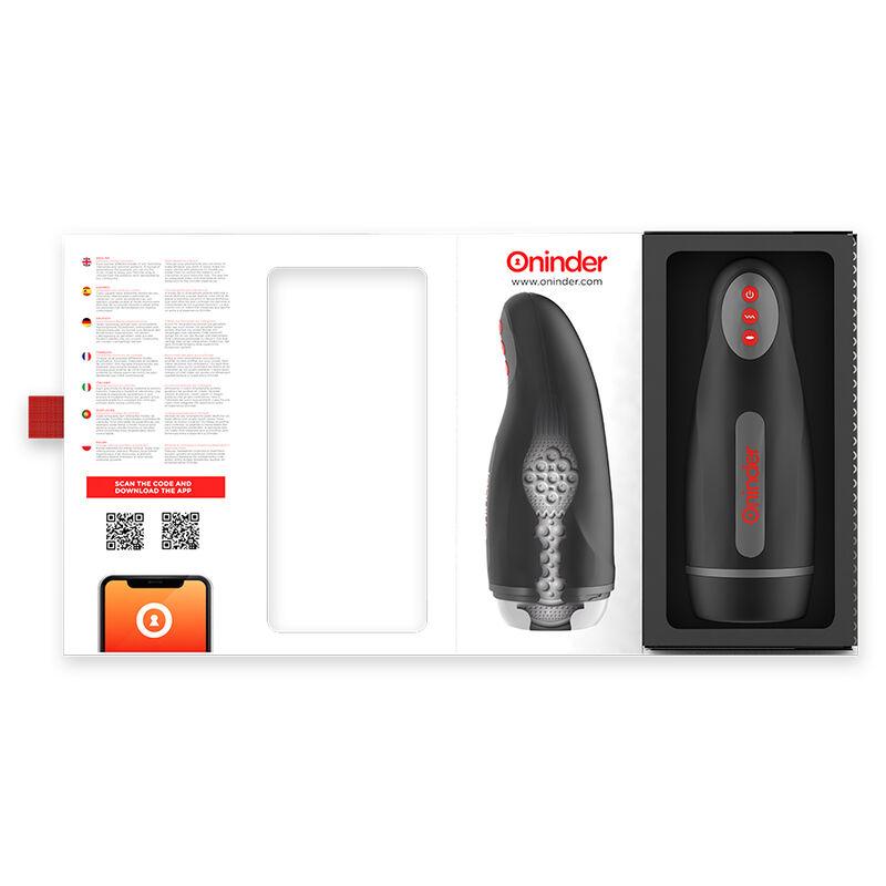 Oninder - Seoul Rechargeable Male Masturbator 10 Speed - Free App 5