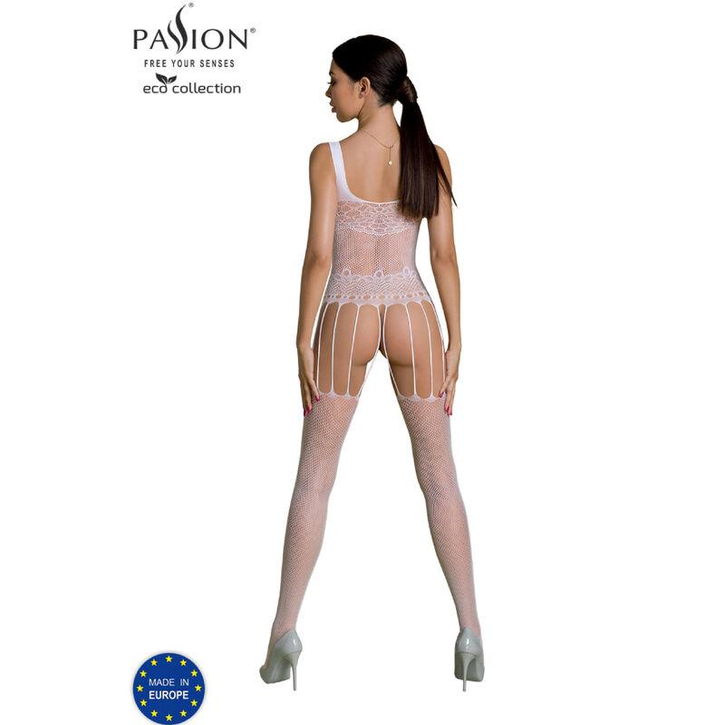 Passion - Eco Collection Bodystocking Eco Bs001 White 1
