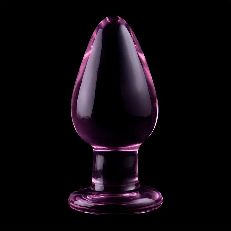 Nebula Series By Ibiza - Model 3 Anal Plug Borosilicate Glass 11 X 5 Cm Pink