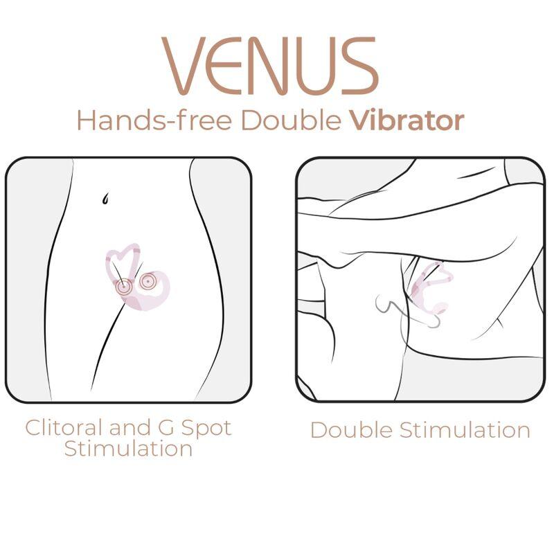 Adrien lastic - venus double clitoris & g-spot stimulator free app pink