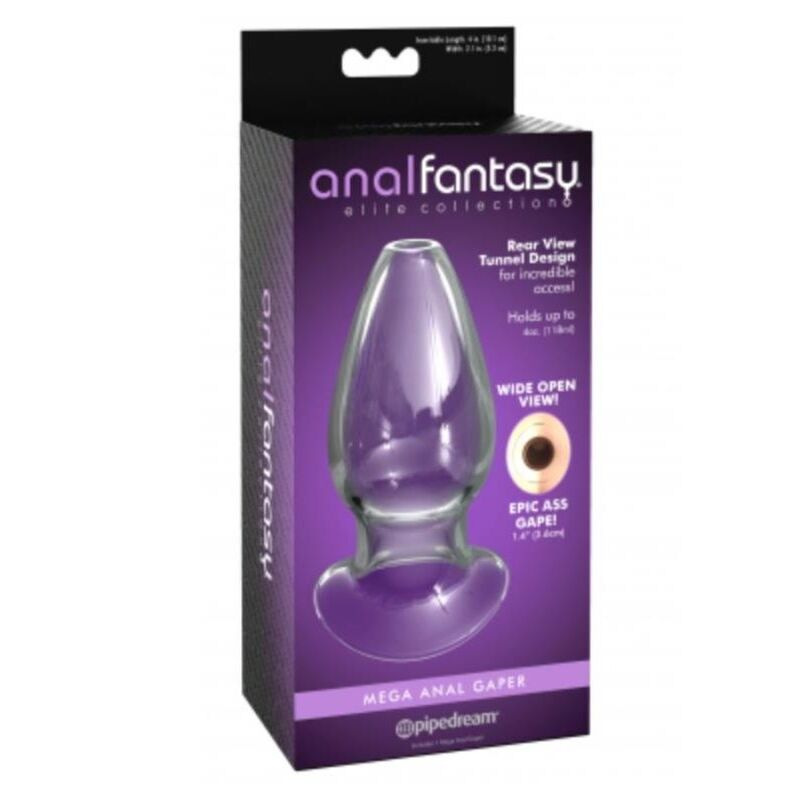 Anal fantasy elite - mega anal gaper clear anal plug 2