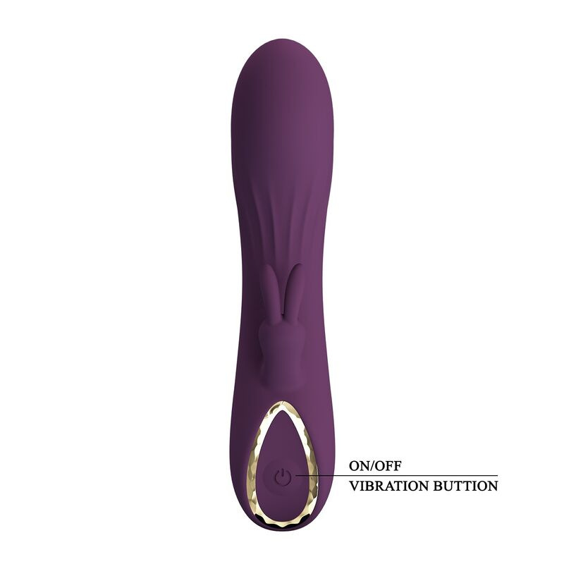 Pretty love - landyn rechargeable rabbit vibrator 10 functions purple 6