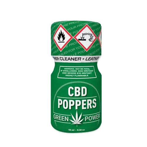 CBD Poppers Green Power 10 ml - Čistič kože