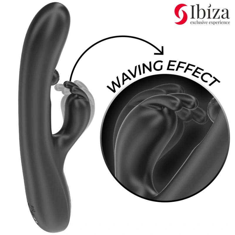 Ibiza - powerful rabbit vibrator with massaging rolling pearl 4