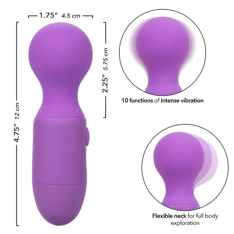 Calexotics - first time rechargeable massager 10 vibrations purple 7