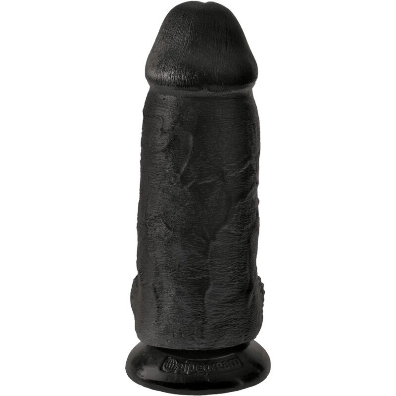 King cock - chubby realistic penis 23 cm black 1
