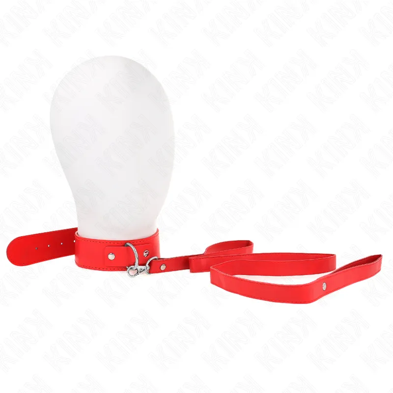 Kink - Necklace With Belt 116 Cm Rojo Strap Adjustable 32-50 Cm X 8 Cm