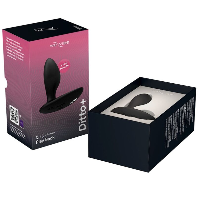 We-vibe - ditto+ anal plug vibrator black 9