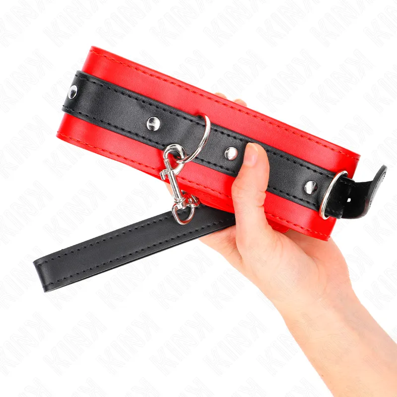 Kink - Collar With Belt 65 Cm With Strap Red 54 X 4.5 Cm 3