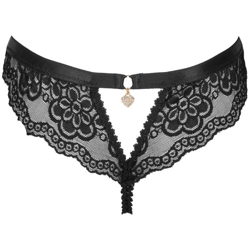 Livco Corsetti Fashion - Oksurin Panty Crotchless Black