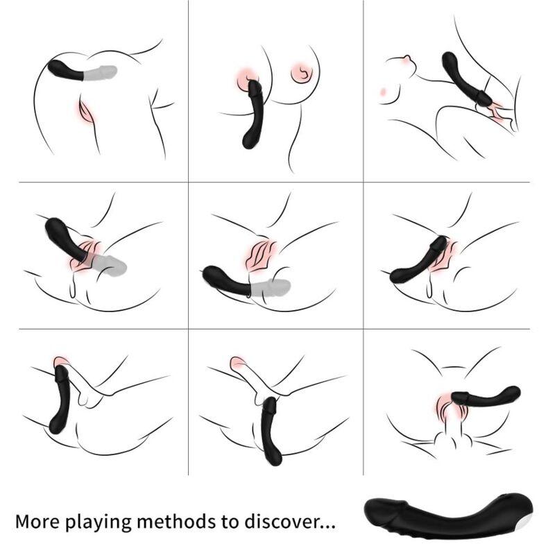 Armony - Dildo Vibrator G-Spot Silicone Black 1