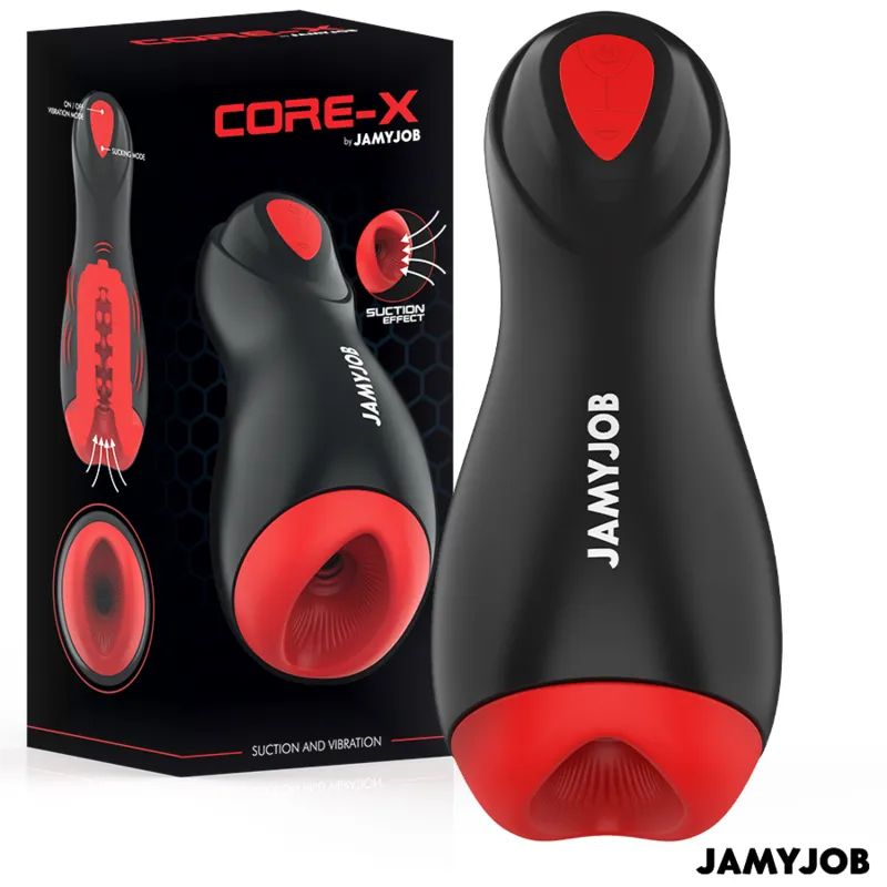 Jamyjob - core-x automatic masturbator 5 suction and vibration modes