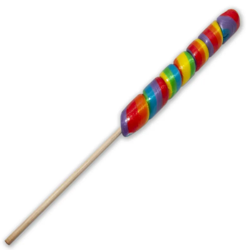 Pride - Small Lollipop With The Lgbt Flag For Chulo, Chulo My Pirulo /En/Pt/Pt/En/Fr/It/