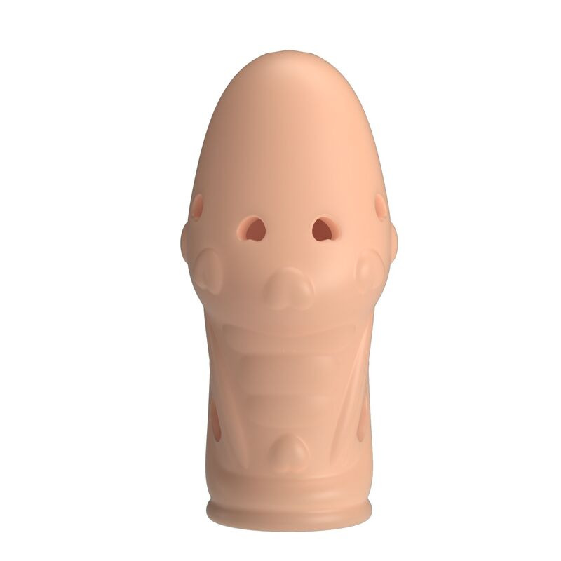 Pretty love - socker textured penis sleeve natural 5