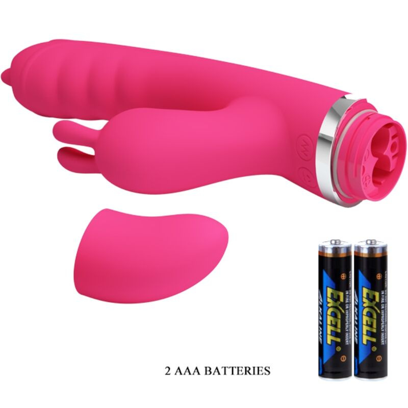 Pretty love - phoenix multifunction rabbit vibrator pink 4
