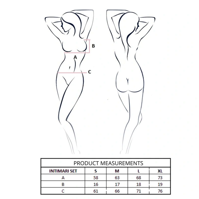 Passion - intimari bra + panties set pink s/m 3