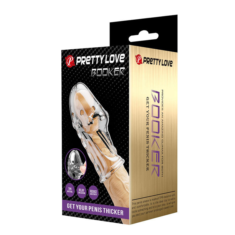 Pretty love - rocker penis sleeve get your penis thicker transparent 2