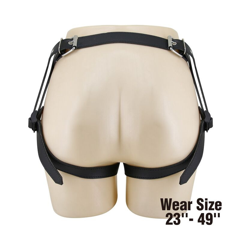 Pretty love - universal strap-on harness briefs black and blue 4