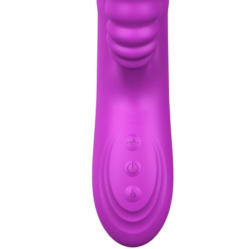 Armony - Angelia Multifunction Vibrator With Stimulating Tongue Violet Heat Effect 7