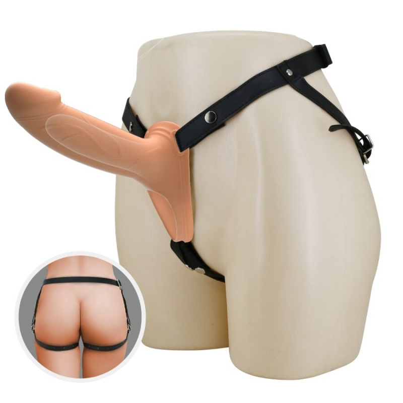 Pretty love - landon light-skin vibrating strap-on 6