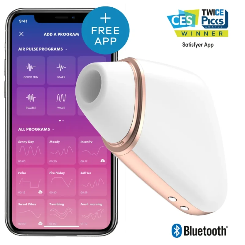Satisfyer Connect - Love Triangle White - Stimulátor Klitorisu 2