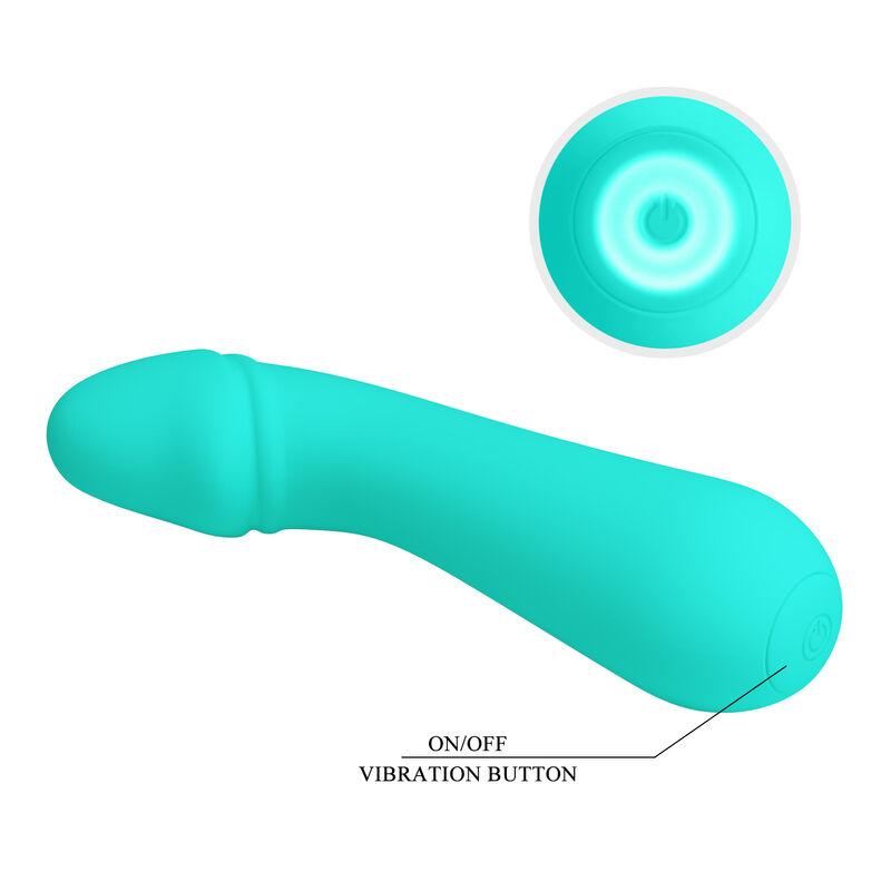 Pretty Love - Cetus Rechargeable Vibrator Aqua Green 6
