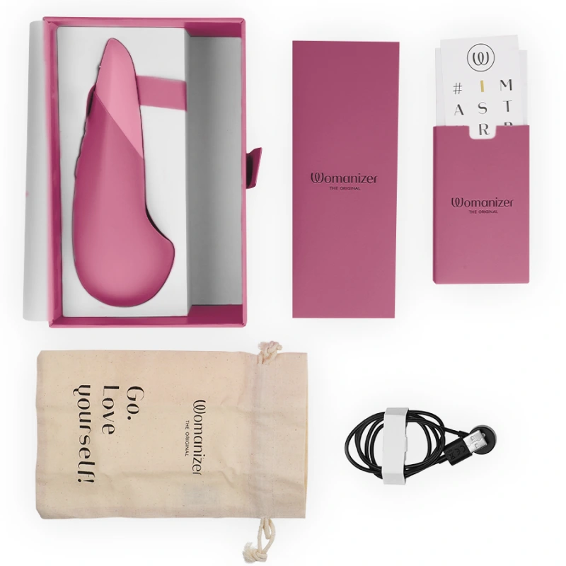 Womanizer - vibe lay-on silent vibrator dusky pink 5