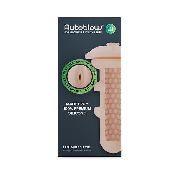 Autoblow - A.I. Silicone Vaginal Sleeve Beige