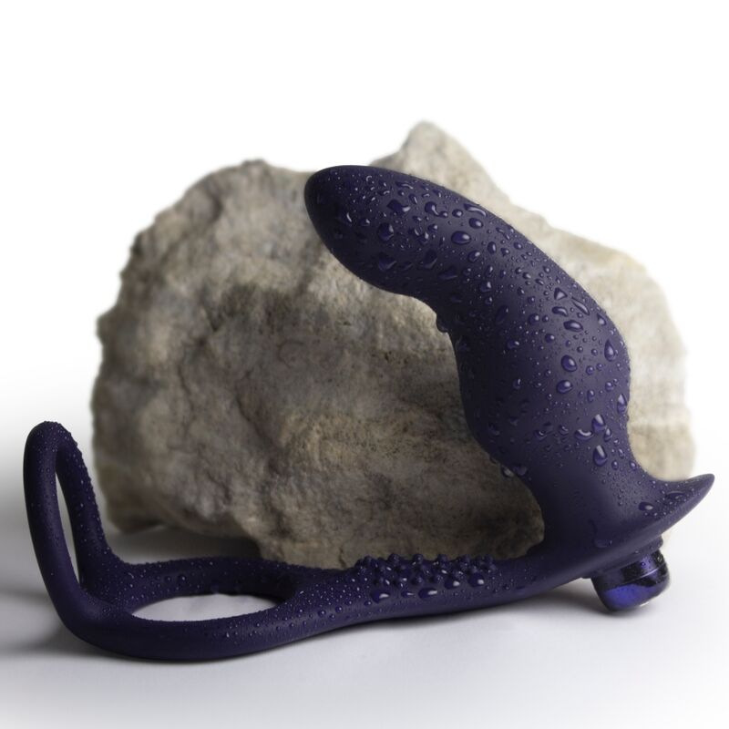 Rocks-off - nova zenturian vibrating prostate plug with rings 16 modes dark blue 7