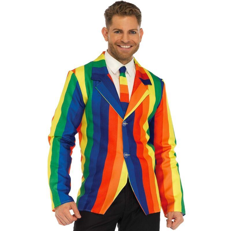 Leg avenue - blazer + tie rainbow m