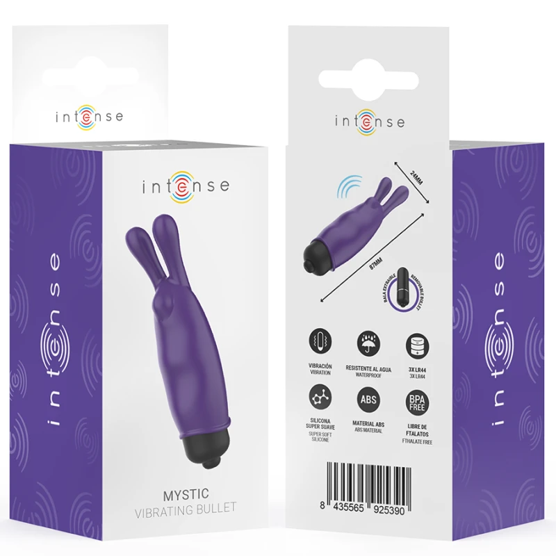 Intense - mystic purple vibrating bullet 8.7 x 2.4 cm 6