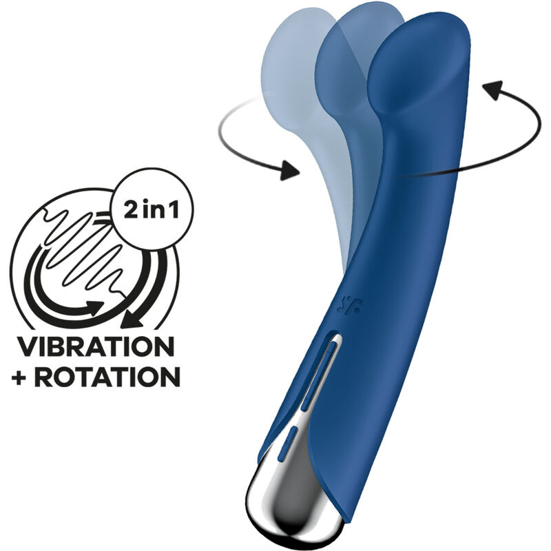 Satisfyer - spinning g-sport 1 rotator vibrator blue 3