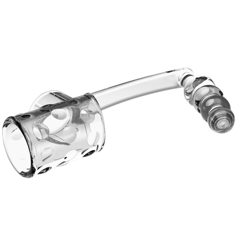 Pretty love - penis sleeve with anal plug transparent 3