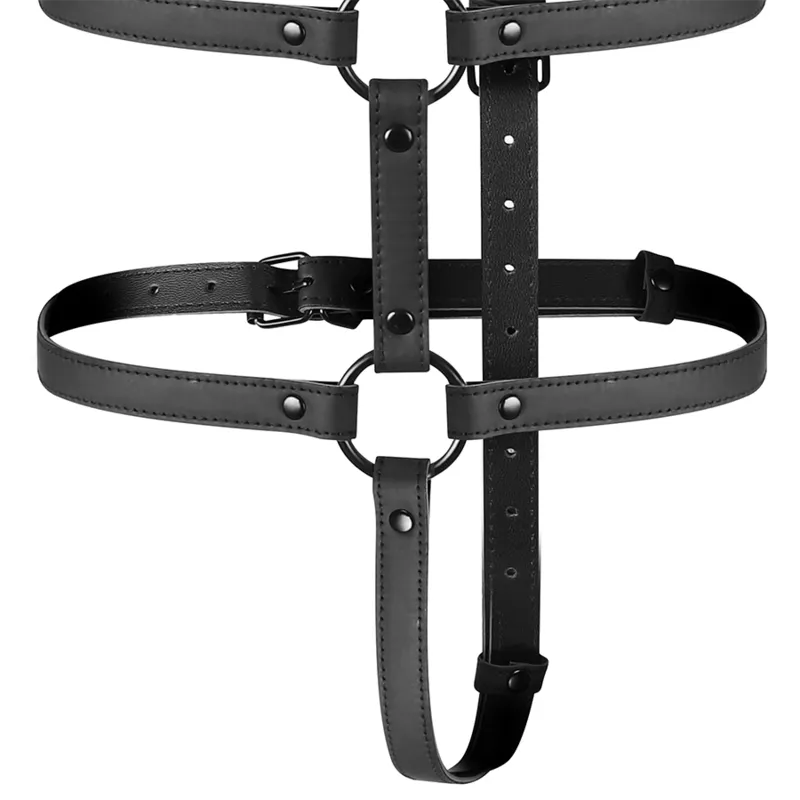 Fetish Submissive Bondage - Adjustable Harness Torso And Arms - Postroj