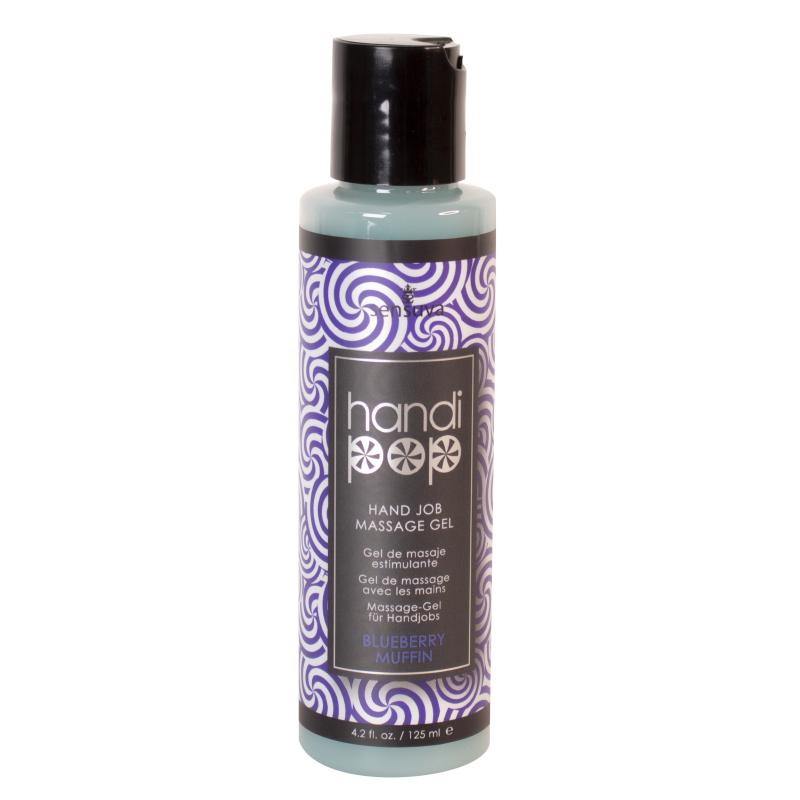 Sensuva - Handipop Handjob Massage Gel Blueberry Muffin 125 ml 1