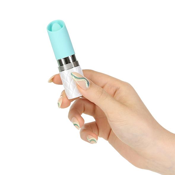 Pillow Talk - Lusty Luxurious Flickering Massager Teal 13