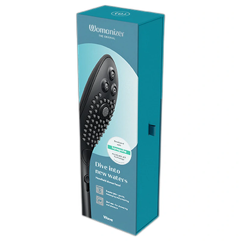 Womanizer - wave clitoral stimulating shower head black 13