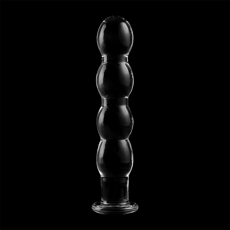 Nebula series by ibiza - model 10 dildo borosilicate glass clear 16.5 cm -o- 3.5 cm 6