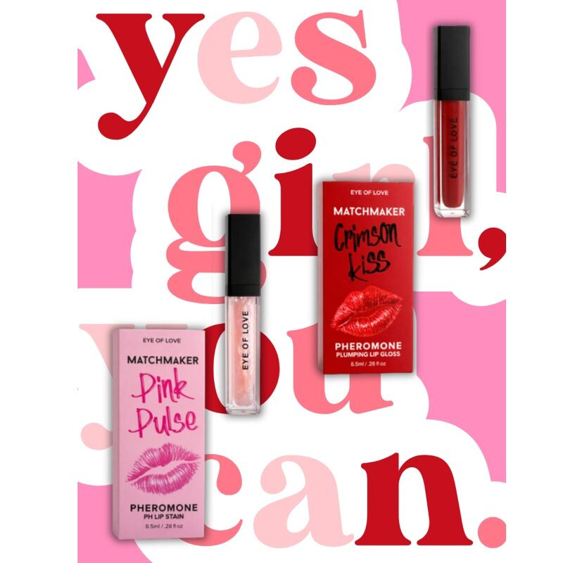 Eye of love - matchmaker crimson kiss red lip gloss volumizing effect with pheromones 8.5 ml 7